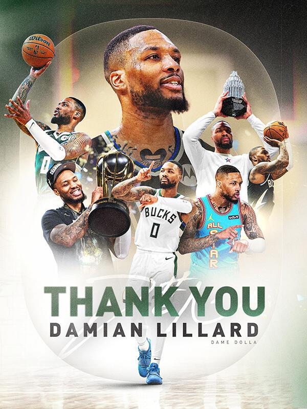 开云体育APP下载-雄鹿官方告别利拉德：感谢你为这支球队和这座城市奉献一切