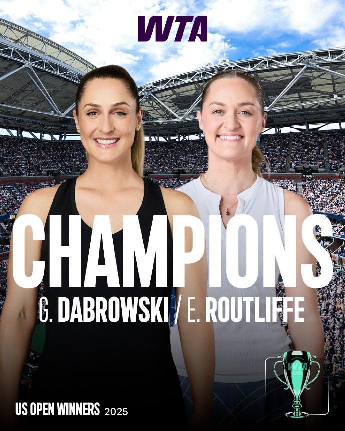 开云APP-达布劳斯基/卢特利芙两盘击败西尼亚科娃/汤森德，美网女双夺冠