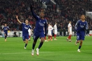 尖峰对决！欧足联预测欧冠决赛首发：登贝莱K77vs劳塔罗图拉姆